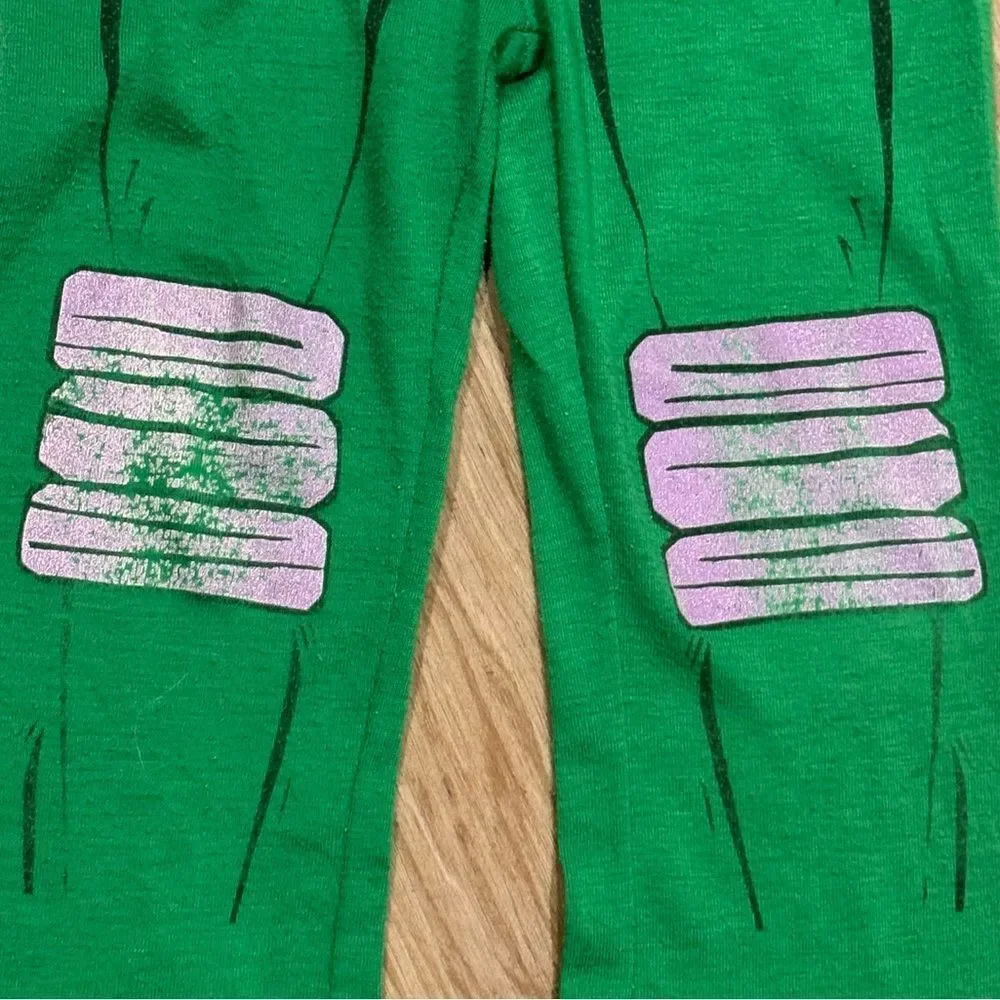 Wormster TMNT Donatello 1980’s Two Piece Boys Pajama Set Kids 4T